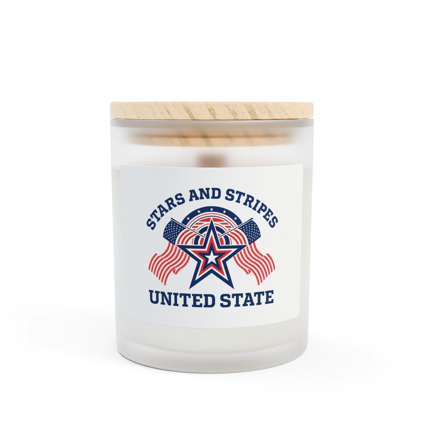 Stars and Stripes Candle, Patriotic Decor, USA Themed Gift, Home Fragrance, Independence Day, Memorial Day
