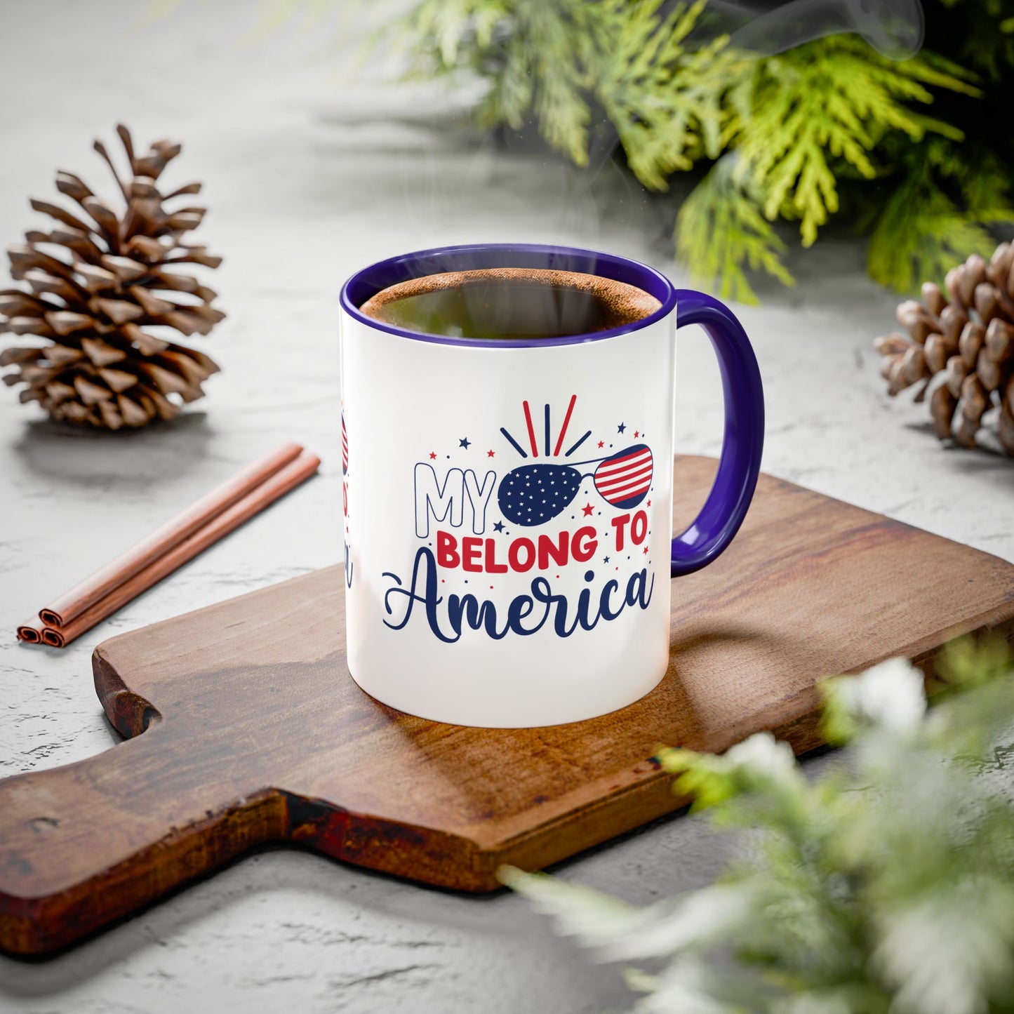 Patriotic Colorful Mugs for Independence Day, Perfect Gift for Americans, Fun Mug for Celebrations, Coffee Lovers, Stylish Drinkware