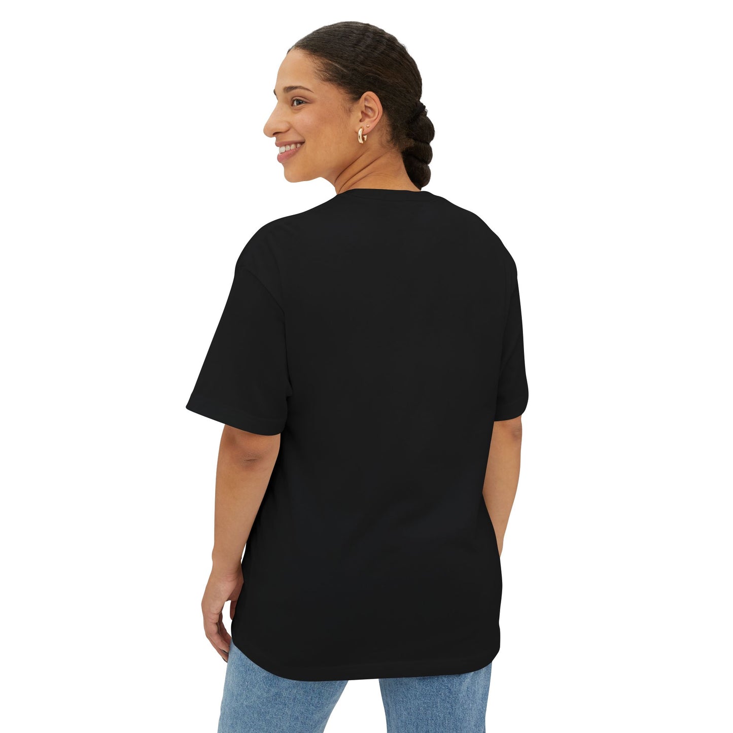 Just a Girl Who Loves Cats - Unisex Oversized Boxy Tee, Cat Lover Apparel, Cute Cat T-Shirt, Gifts for Cat Lovers, Everyday Casual Wear