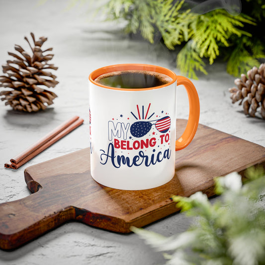 Patriotic Colorful Mugs for Independence Day, Perfect Gift for Americans, Fun Mug for Celebrations, Coffee Lovers, Stylish Drinkware