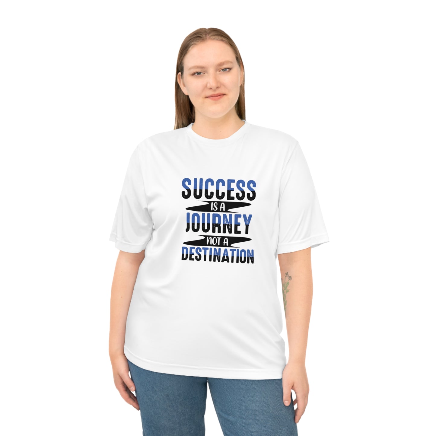 Motivational Performance T-Shirt | Success Journey Tee | Gift for Athletes, Birthday, Graduation, Inspirational Outfit, Workout Gear