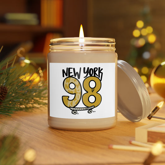 New York 98 Scented Candle - Urban Home Decor, Gift for Skateboarders, Aromatherapy Candle, Vintage Style Candle, Unique Candle Gift