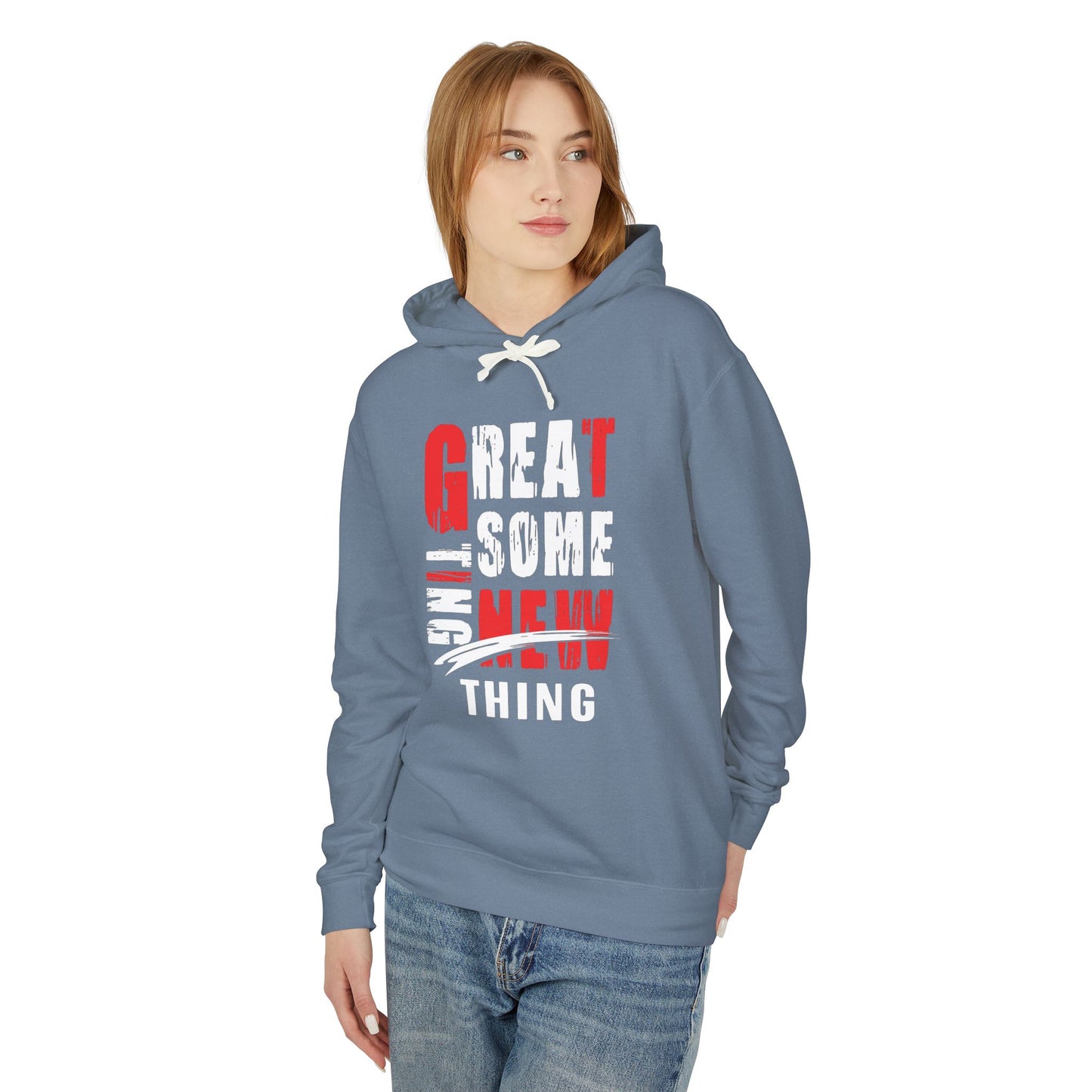 Stylish Unisex Hoodie - 'Great New Thing' Design, Casual Wear, Gift Idea, Streetwear, Trendy Fashion, Everyday Comfort