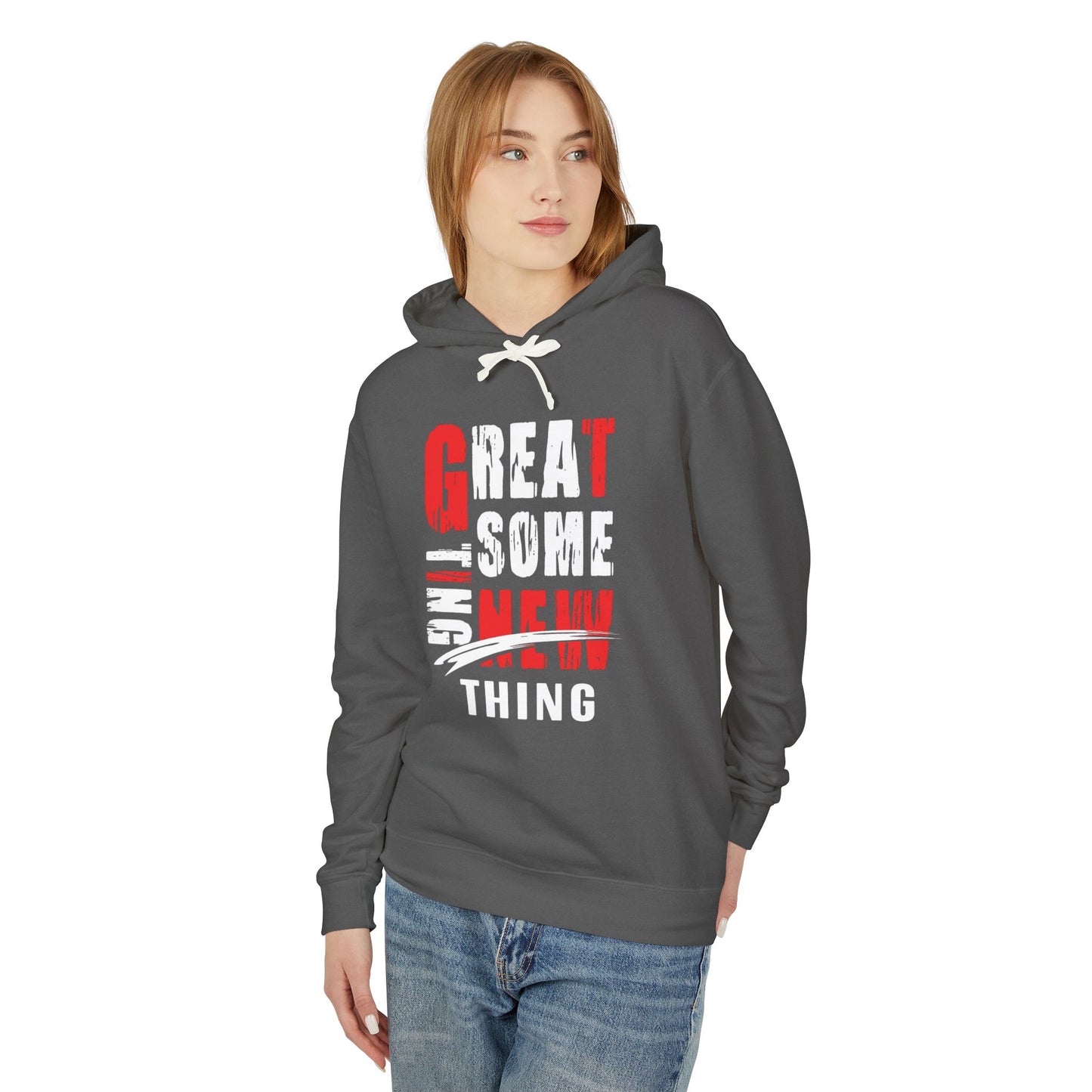 Stylish Unisex Hoodie - 'Great New Thing' Design, Casual Wear, Gift Idea, Streetwear, Trendy Fashion, Everyday Comfort