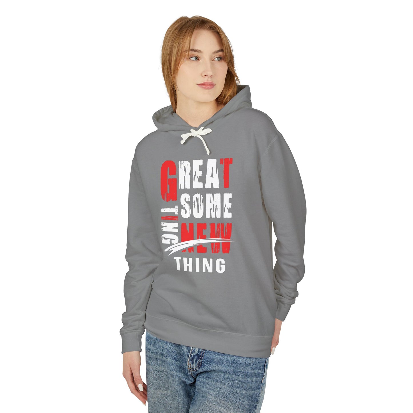 Stylish Unisex Hoodie - 'Great New Thing' Design, Casual Wear, Gift Idea, Streetwear, Trendy Fashion, Everyday Comfort