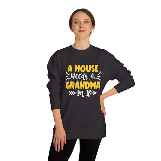 Grandma Love Unisex Crew Neck Sweatshirt, Gift for Grandma, Cozy Sweatshirt, Mother's Day Gift, Family Sweatshirt