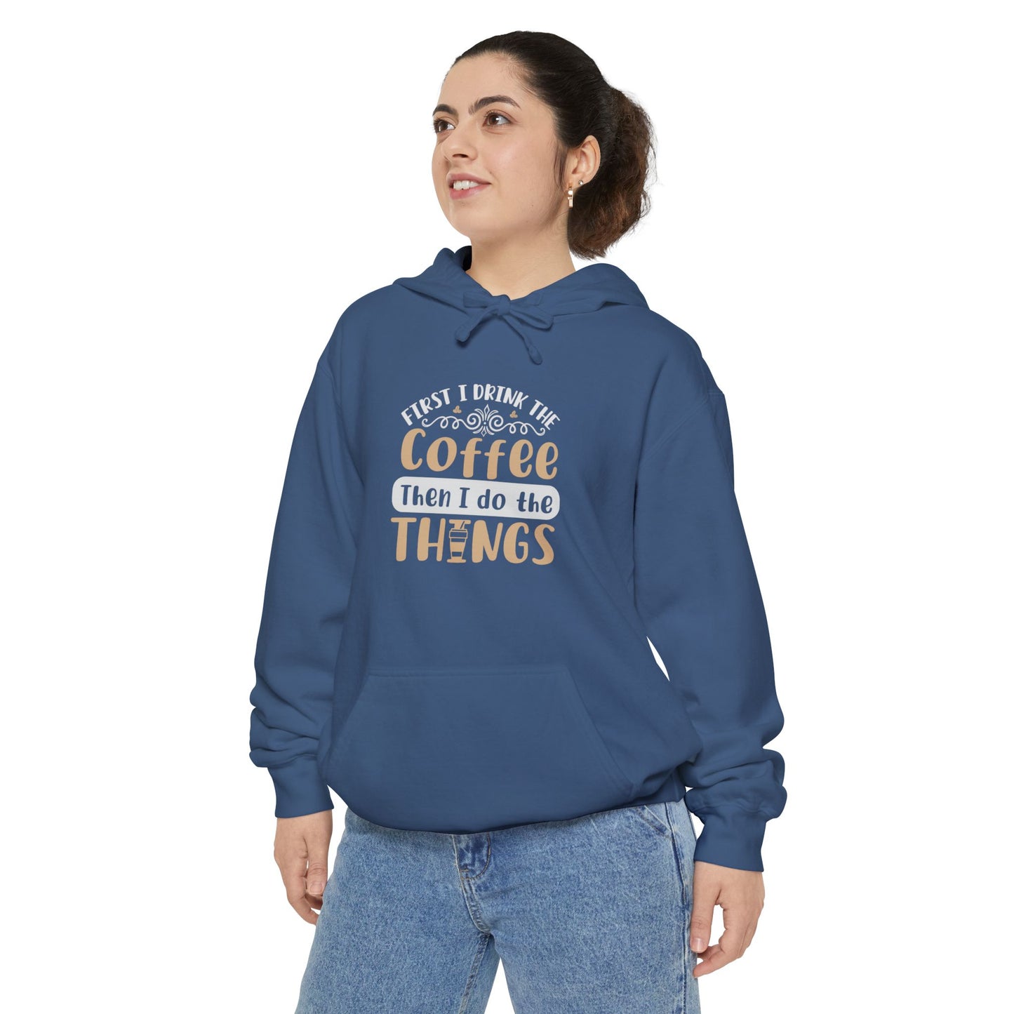 Coffee Motivational Hoodie, Funny Sweatshirt, Cozy Gift for Coffee Lovers, Unisex Apparel, Casual Wear, Perfect for Fall/Winter