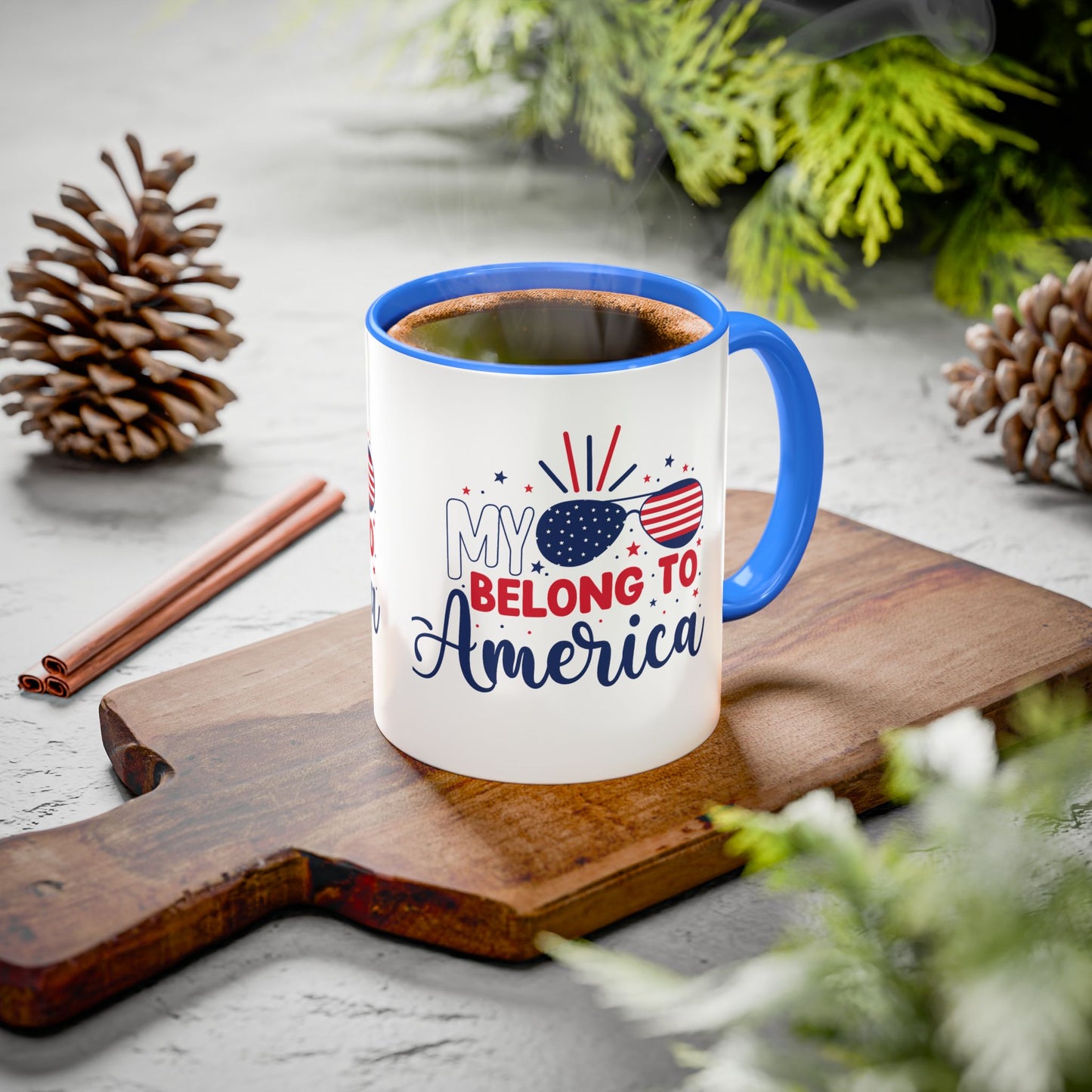Patriotic Colorful Mugs for Independence Day, Perfect Gift for Americans, Fun Mug for Celebrations, Coffee Lovers, Stylish Drinkware