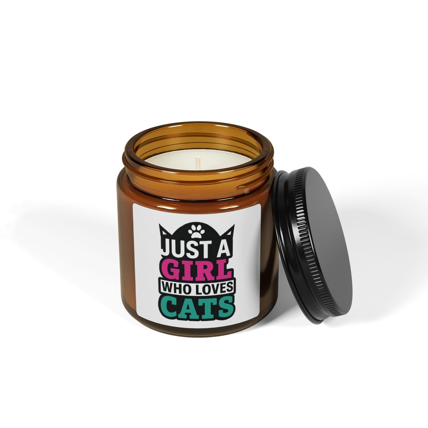 Cat Lover Scented Candle - Cozy Gift for Cat Enthusiasts, Home Decor, Relaxation, Birthday, Housewarming