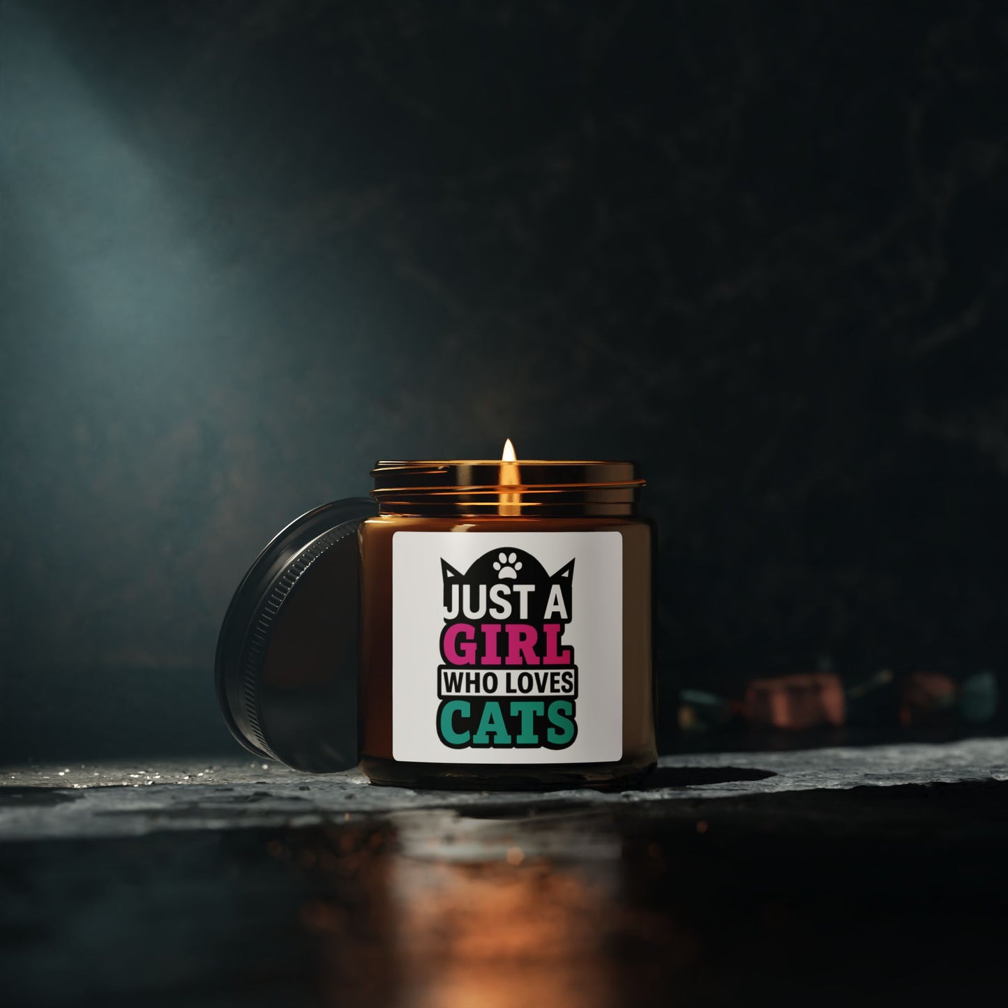 Cat Lover Scented Candle - Cozy Gift for Cat Enthusiasts, Home Decor, Relaxation, Birthday, Housewarming