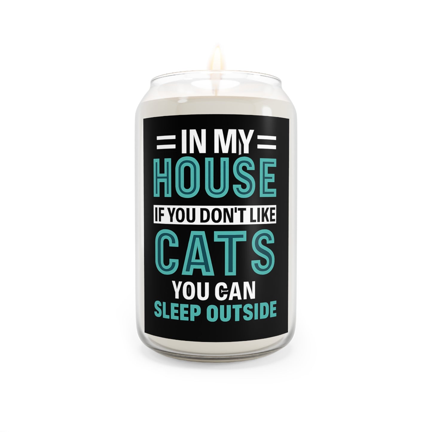 Cat Lover Scented Candle | Unique Gift for Cat Owners | Cozy Home Decor | Funny Quote Candle | Pet Memorial Candle