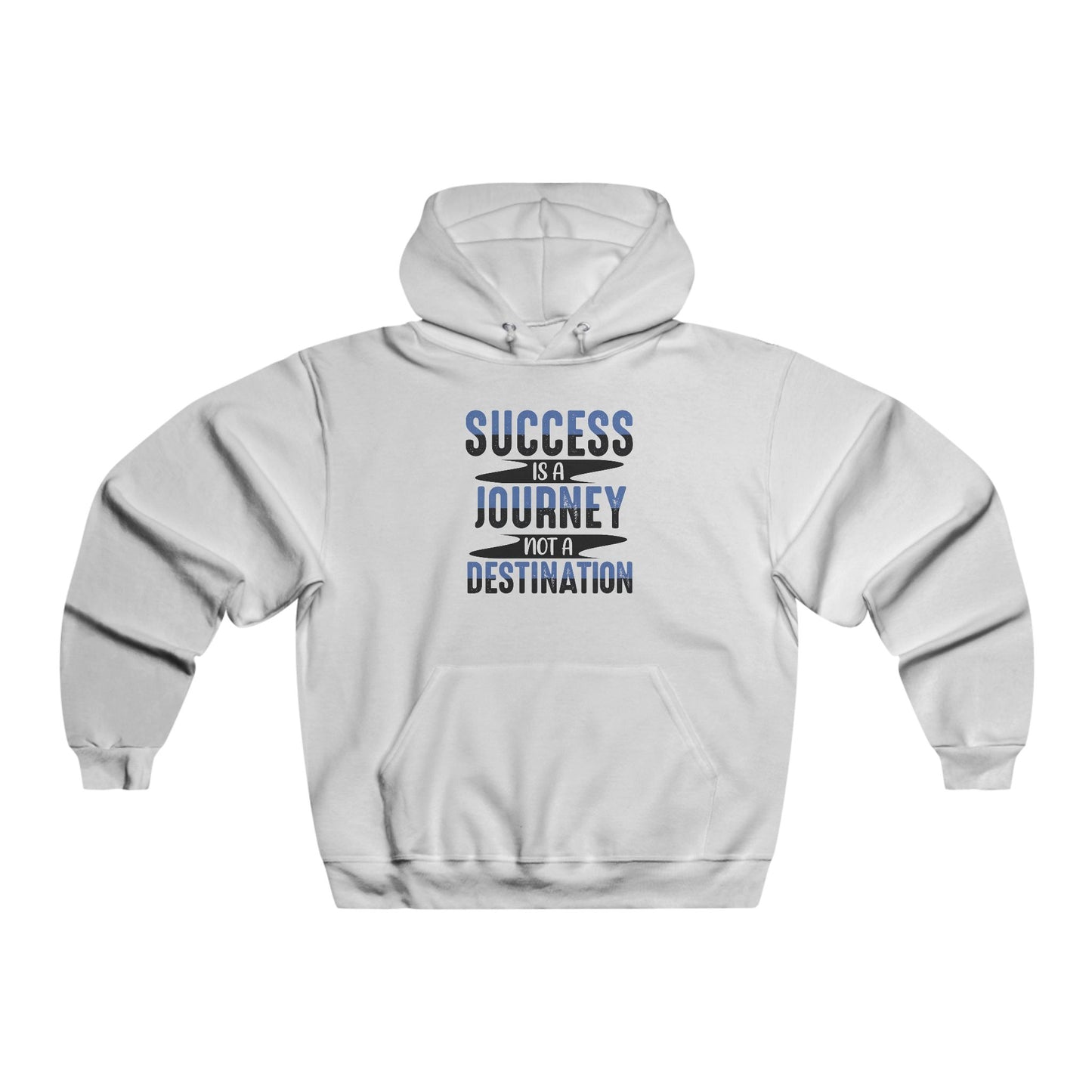 Success Journey Hooded Sweatshirt, Inspirational Gift, Motivational Apparel, Cozy Comfortable Hoodie, Perfect for Men