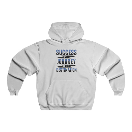 Success Journey Hooded Sweatshirt, Inspirational Gift, Motivational Apparel, Cozy Comfortable Hoodie, Perfect for Men