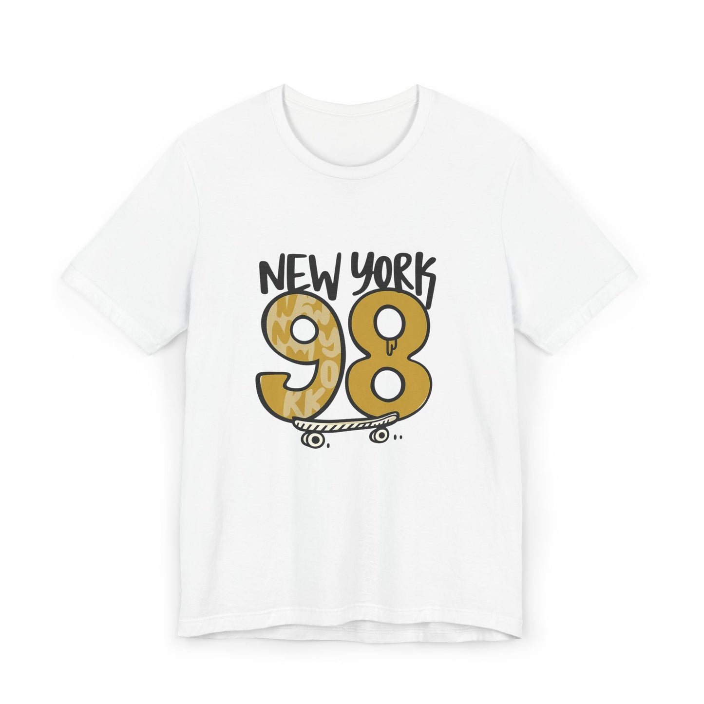 New York 98 Graphic T-Shirt, Casual Tee, Streetwear, Birthday Gift, Summer Outfit, Skate Style, Urban Fashion