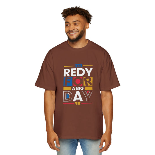 Men's Heavy Oversized Tee for Celebration, Relaxed Fit Tee, Casual Style Shirt, Lounge Wear, Gift for Him