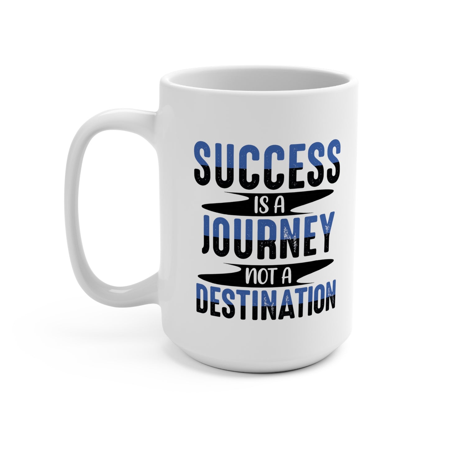 Inspirational Quote Mug | Success Journey Gift | Motivational Coffee Cup | Self-Improvement | Home Office Decor | Empowering Gift