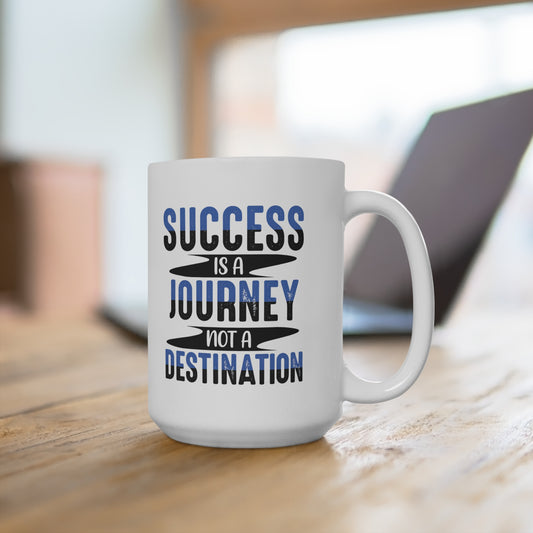 Inspirational Quote Mug | Success Journey Gift | Motivational Coffee Cup | Self-Improvement | Home Office Decor | Empowering Gift