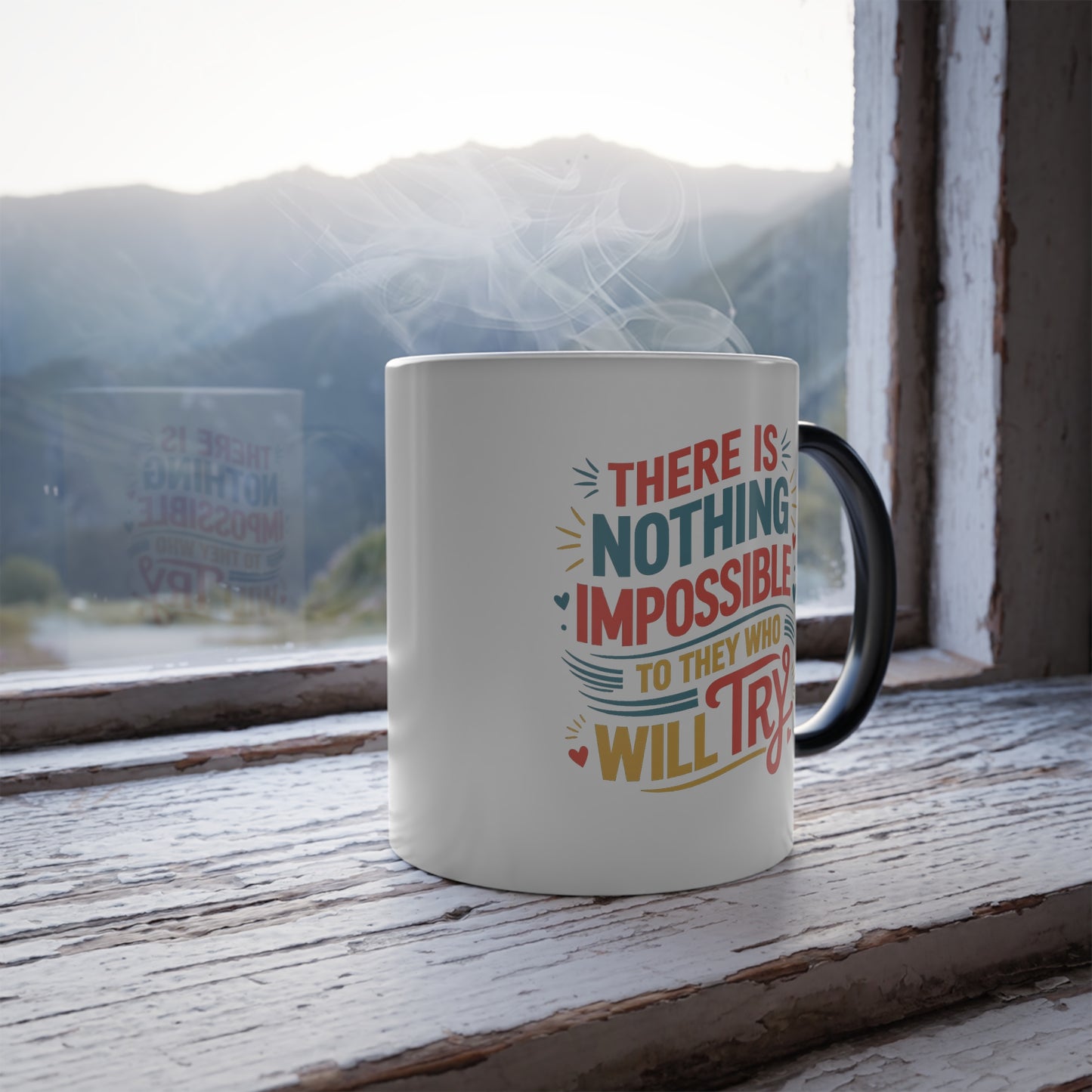 Color-Changing Motivational Mug for Inspiration, Unique Gift for Coffee Lovers, Heat Sensitive Fun Mug, Inspirational Quote Drinkware, [...]