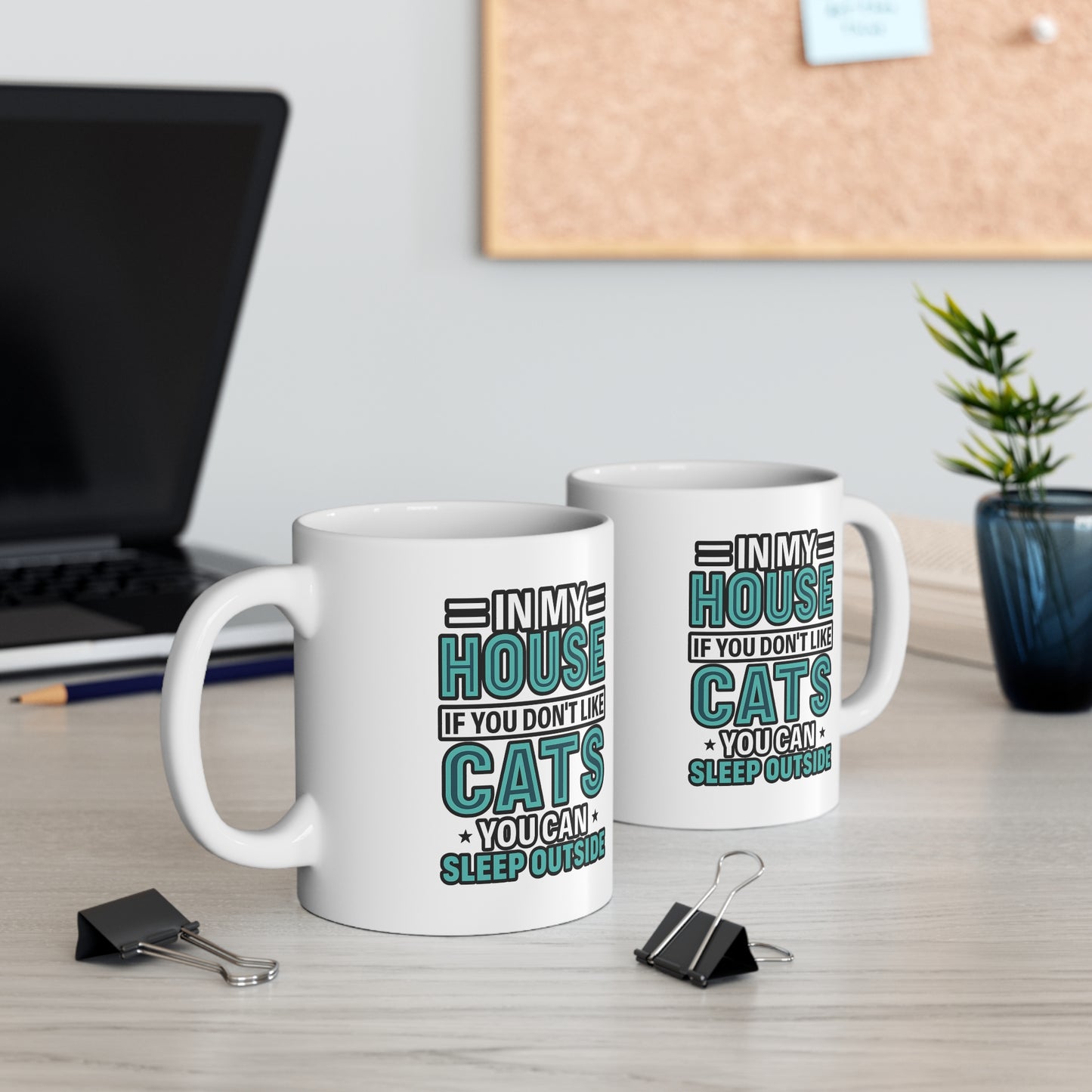 Cat Lover's Mug - Humorous Gift for Pet Owners, Coffee Cup for Animal Lovers, Cat Household Decor, Gift Idea for Birthdays, Holidays